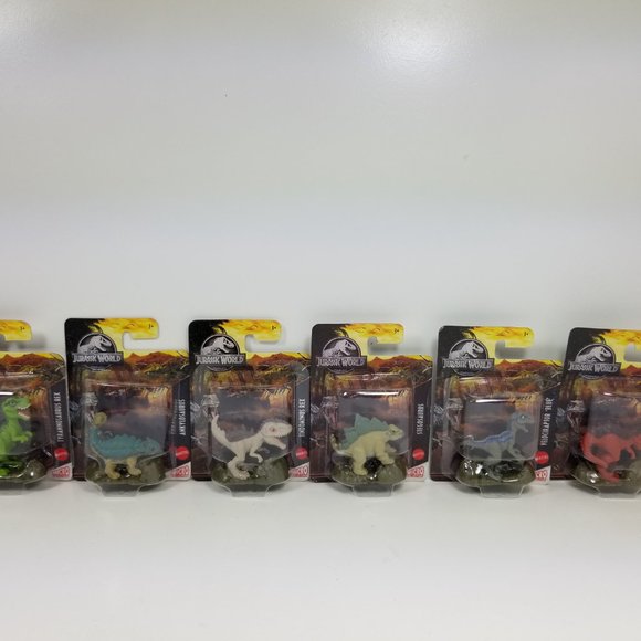 Jurassic World Dinosaurs set of 6 great for cake decorating - Picture 2 of 11